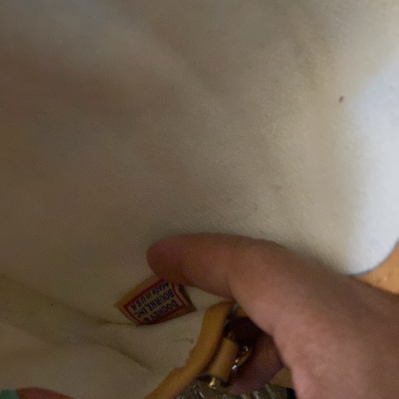 Vintage Y2K Multicolored Dooney & Burkey Leather Wristlet - Picture 7 of 10